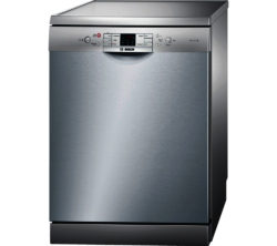 Bosch SMS53M08GB Full-size Dishwasher - Silver